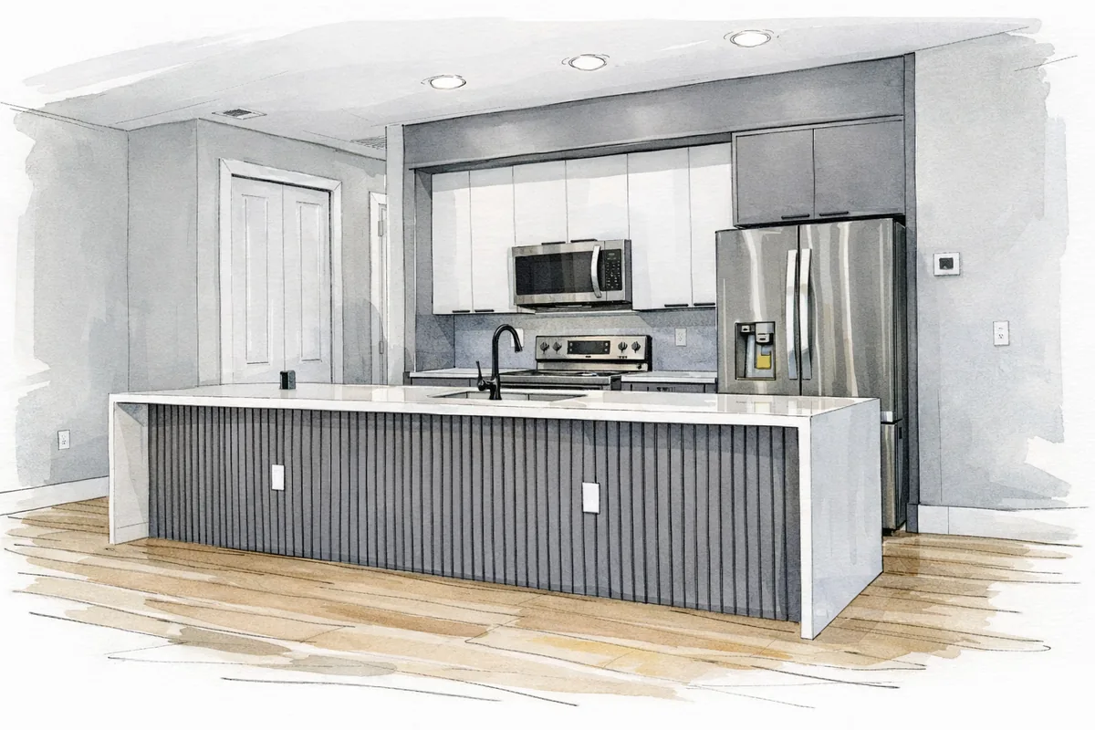 Kitchen rendering