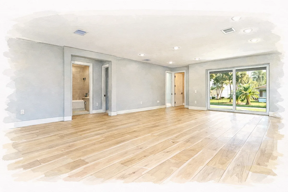 Living area rendering