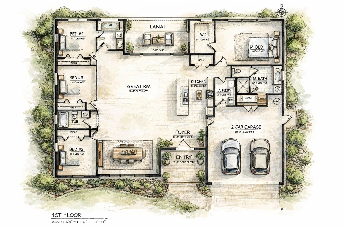 Floor plan of The Johannes Project